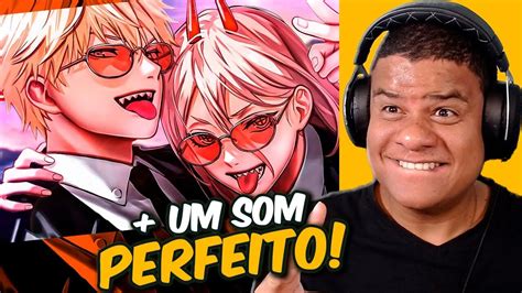 REAGINDO A DENJI E POWER PARCERIA Chainsaw Man LexClash E May