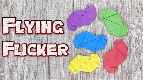 Origami Flying Flicker How To Fold An Flying Flicker Paper Tutorials