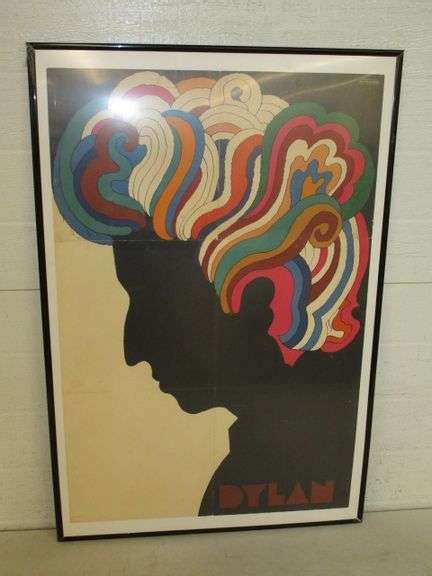 1967 Bob Dylan Greatest Hits Poster By Milton Glaser Oberman Auctions