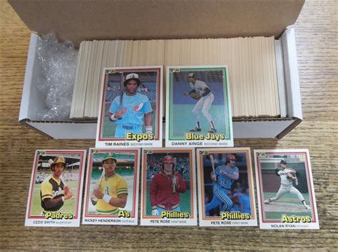 Lot Detail Donruss Baseball Complete Set Of