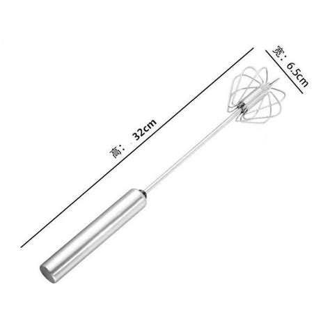 Batteur Fouet Lohas Semi Automatique En Acier Inoxydable