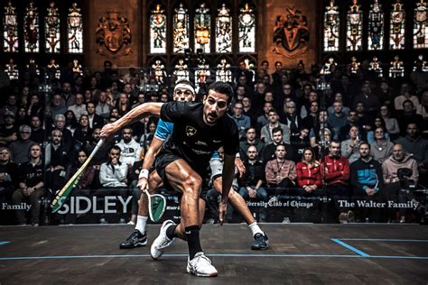 Hesham Kennedy Cause Upsets To Reach Windy City Semis Psa Squash Tour