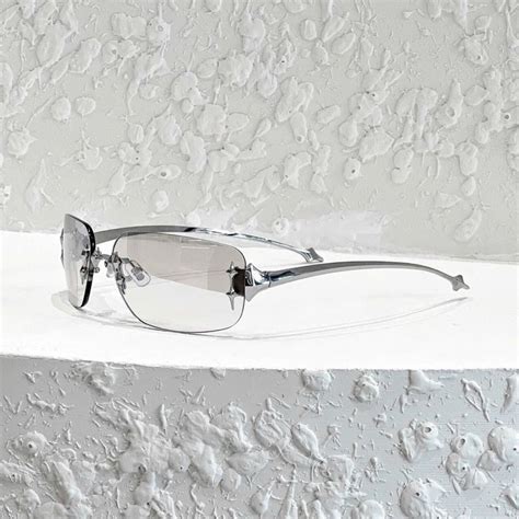 MẮT KÍNH VUÔNG KHÔNG VIỀN UNISEX GM TTL BOLD LINE Y2K TRENDY HOT Shopee Việt Nam