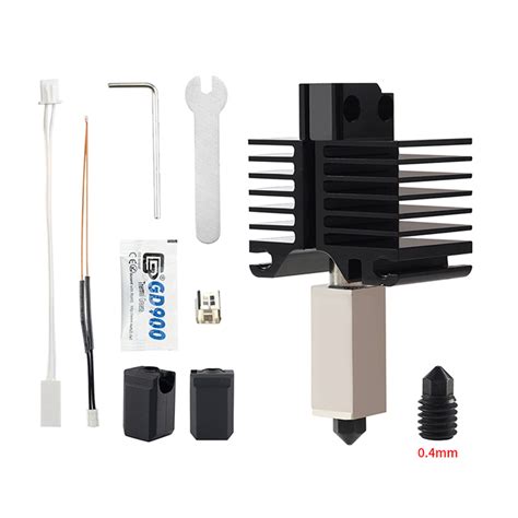 Used 1 75mm Hardened Steel Nozzle Hot End Kit 3D Printer For Bambu Lab X1 P1P UBB Threads
