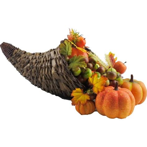 Harvest Cornucopia Basket 9in x 14 1/4in | Party City