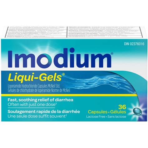 Imodium Diarrhea Relief Liqui-Gels 36 Count - Fast Acting Antidiarrheal