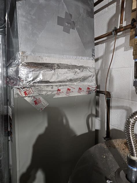 New split system, leaking airflow : r/hvacadvice