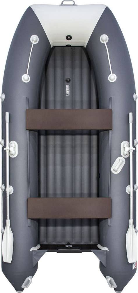 Надувная лодка ПВХ, Таймень LX 3600 НДНД, графит/светло-серый Код ...