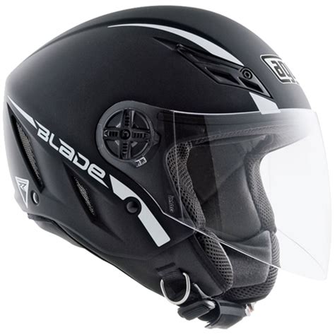 Capacete Agv Blade Aberto Mono Preto Fosco Grid Motors