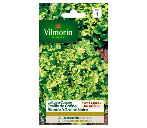 Laitue à couper Feuille de Chêne Blonde à Graines Noires 3609341 Emery Centre Jardin