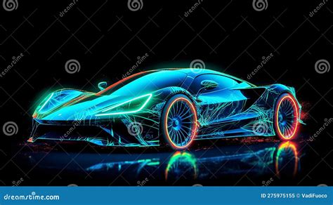 car black background