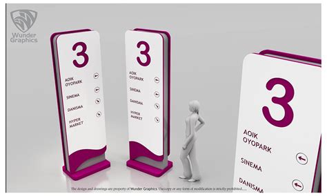 3d Outdoor Signage On Behance