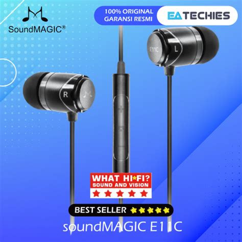 Jual SoundMagic E11C In Earphone With Mic + Volume Control Black ...