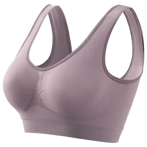 Sports Bras For Women High Support Clearance Women Seamless Sports Bra Wirefree Yoga Bra With