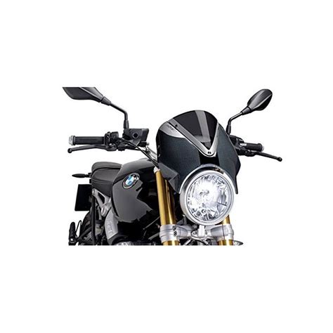 Puig Naked New Generation Windshield Sport Dark Smoke With Carbon Liquid Housing F