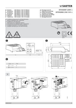 sauter AVM 234S - Instrucciones de montaje