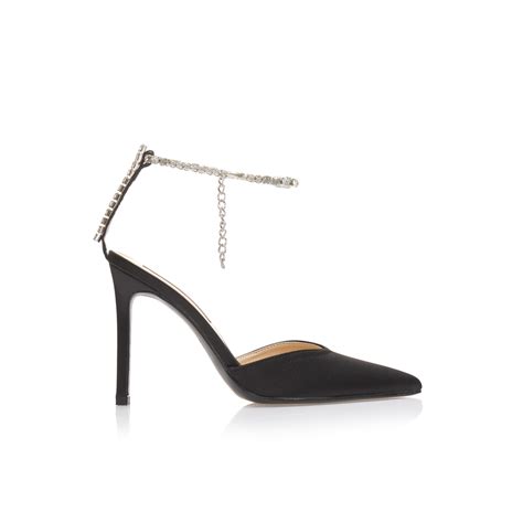 Pantofi Cu Tocuri Nude Satin Cu Baret Cu Strasuri Tsoukalas Shoes