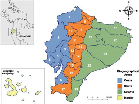 Ecuador Provinces And Capitals List And Map List Of, 48% OFF