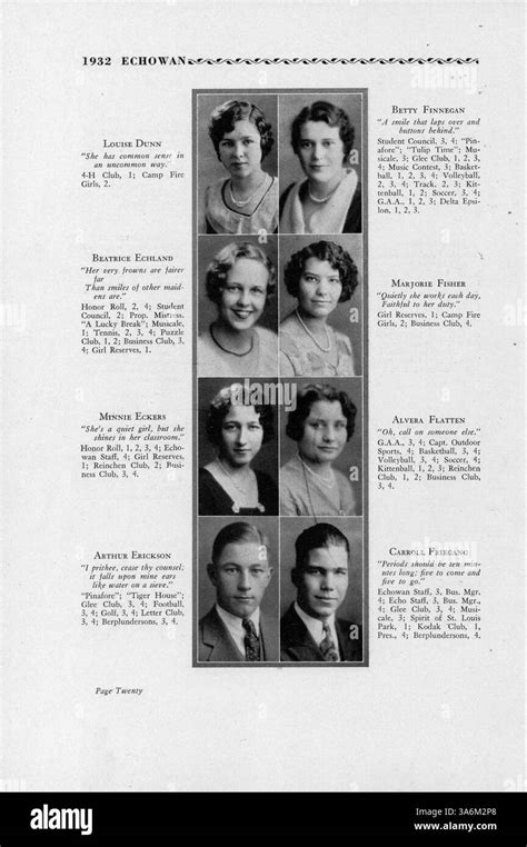 The 1932 Echowan Yearbook Provides A Historical Account Of St Louis