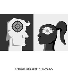 Sex Differences Differences Thinking Men Women Stock Vector Royalty Free Shutterstock