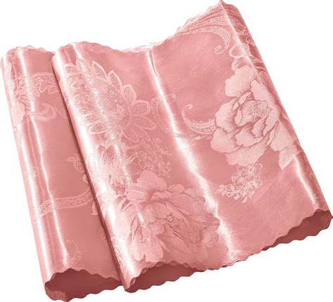 Amazon Kkjiaf Pack Rose Gold Satin Table Runners X Inch