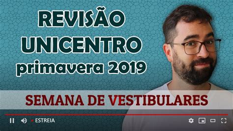 Revisão UNICENTRO 2019 SEMANA DE VESTIBULARES Biologia Prof Gui