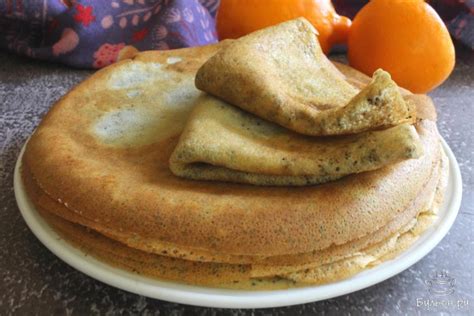 Лимонные блинчики с маком | рецепт пошагово, фото, отзывы