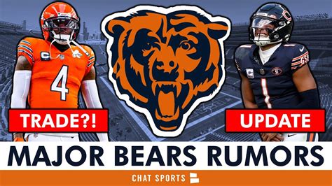 Major Chicago Bears Rumors Eddie Jackson Trade Justin Fields Update