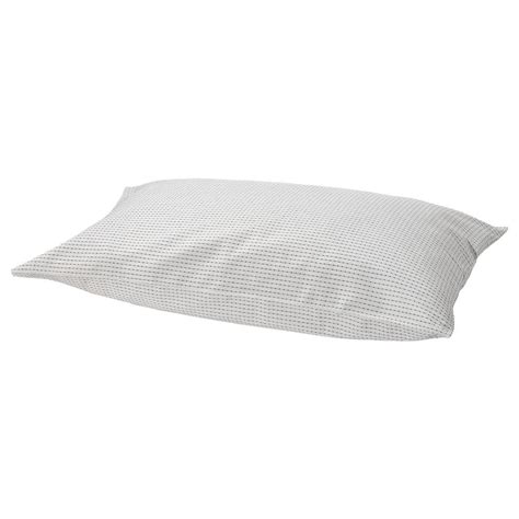 IKEA T GVECKLARE Чехол на подушку белый темно-серый 50x80 см купить ...