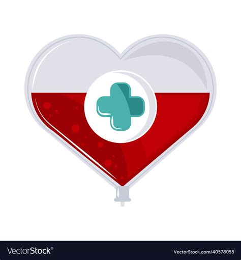 Donate Blood Heart Royalty Free Vector Image Vectorstock