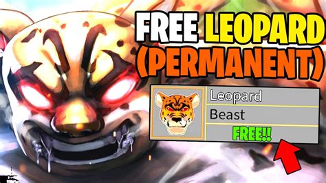 Blox Fruits Free Leopard Fruit Giveaway Ting Permanent Leopard Fruit In Blox Fruits Youtube