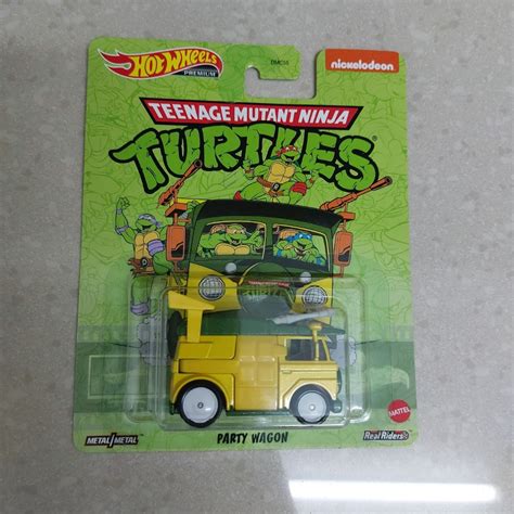 Hot Wheels Premium Tmnt Party Wagon New Shopee Malaysia