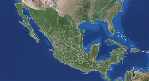 mapas satelitales de mexico tu guia  explorar el pais gratis  en vivo