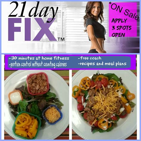 Clean Eating Meets Country Girl 21 Day Fix Meal Plan