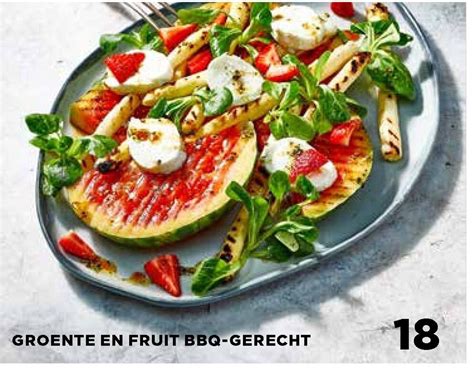 Groente En Fruit Bbq Gerecht Aanbieding Bij Vomar