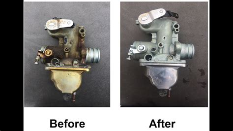 Carburettor Cleaner Fluid For Ultrasonic Cleaners Before And After