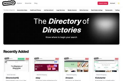 directory website template boilerplatehq