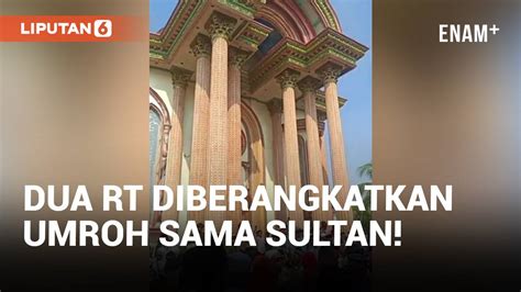 Sultan Bojong Koneng Berangkatkan Umroh Dua RT LiputanEnam Vidio