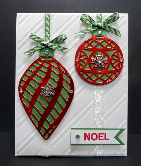 Stampin Up Delicate Ornament Noel Card Created By Lynn Gauthier Using