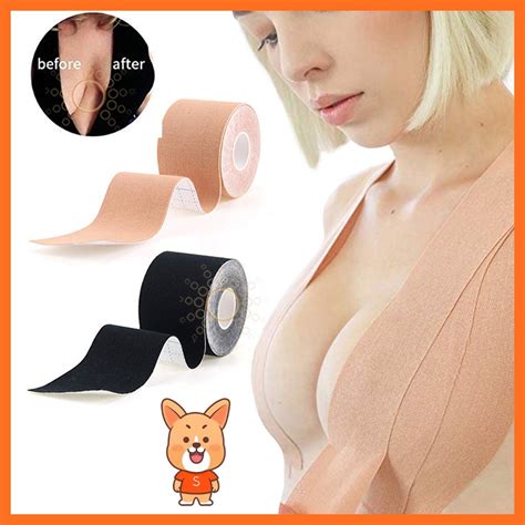พรอมสง BOOB TAPE แปะจก เทปแปะนม กาวทางการแพทย เทปแปะหนาอก เทปตด