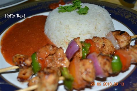 Chicken Shashlik with Sauce (Skewered Chicken) | Haffa's kitchen adventures