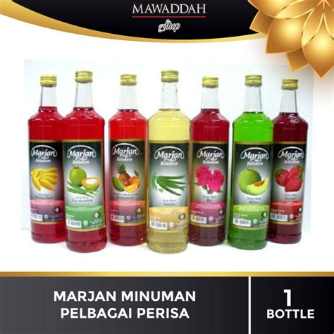 sirup marjan asli  indonesia lazada