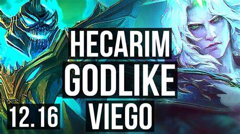 HECARIM Vs VIEGO JNG 10 1 9 2 0M Mastery 1000 Games Godlike