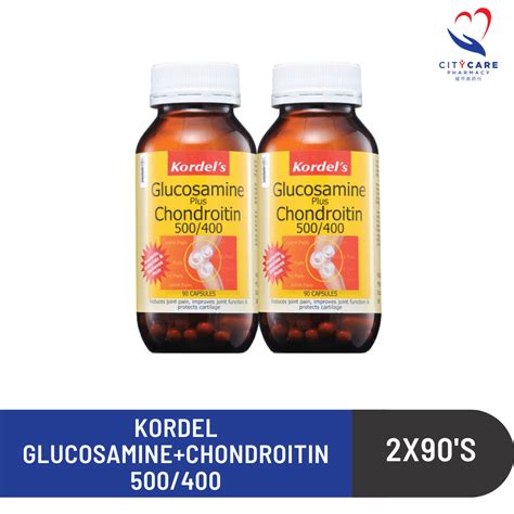 Kordel Glucosamine Chondroitin X S Citycare Pharmacy