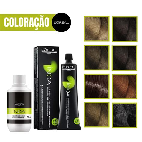 Tinta Da Loreal Profissional - Coloração Inoa Loreal Profissional Sem Amonia Escolha o Tom | Shopee Brasil