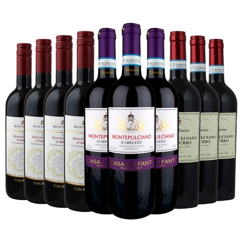 Kit 10 Vinhos Italianos Montepulciano D Abruzzo Vai Vinho Vai Vinho