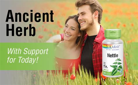 Amazon Solaray Nettle Leaf Mg Vegan Supplement For Urinary