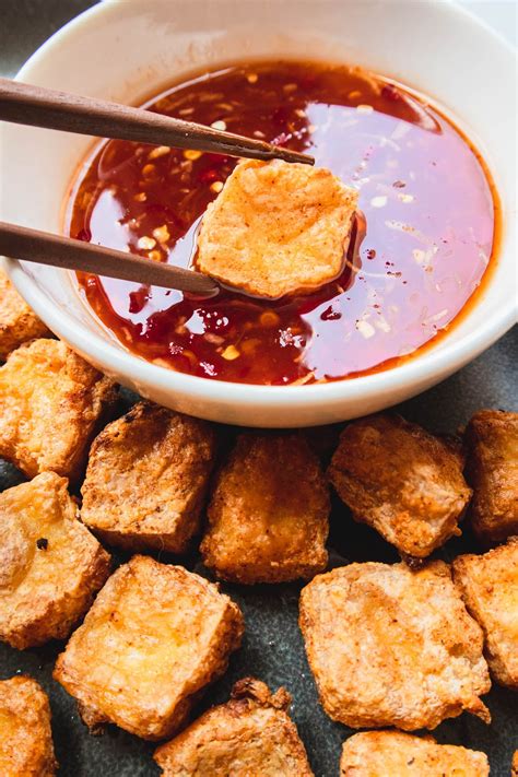 Crispy Air Fryer Tofu Nuggets