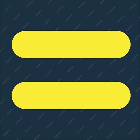 Premium Vector | Equals symbol basic mathematical symbol sign ...