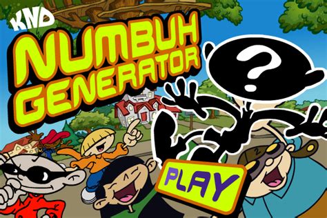 Codename: Kids Next Door: KND Numbuh Generator : Cartoon Network : Free ...